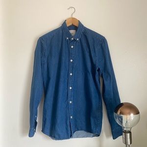 MINIMUM Like New Denim Button Down